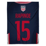 Sleep Squad US Women's Soccer Megan Rapinoe 60” x 80” Raschel Plush Blanket