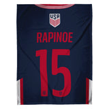 Sleep Squad US Women's Soccer Megan Rapinoe 60” x 80” Raschel Plush Jersey Blanket