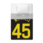 Sleep Squad Utah Jazz Donovan Mitchell 60” x 80” Raschel Plush Jersey Blanket