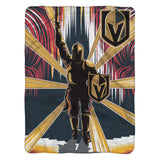 Sleep Squad Vegas Golden Knights Knight 60” x 80” Raschel Plush Blanket