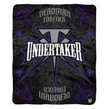 Sleep Squad WWE The Undertaker 60” x 80” Raschel Plush Blanket