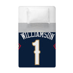 Sleep Squad New Orleans Pelicans Zion Williamson 60” x 80” Raschel Plush Jersey Blanket