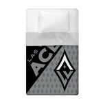 Sleep Squad Las Vegas Aces Logo 60” x 80” Raschel Plush Throw Blanket