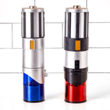 Uncanny Brands Star Wars Lightsaber Electric Salt & Pepper Mill Grinder (Pack of 2)