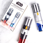 Uncanny Brands Star Wars Lightsaber Electric Salt & Pepper Mill Grinder (Pack of 2)