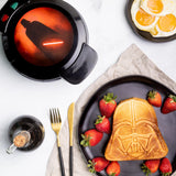 Uncanny Brands Star Wars Darth Vader Waffle Maker - Red Silhouette