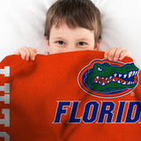 Sleep Squad Florida Gators Al E. Gator Mascot 60” x 80” Raschel Plush Blanket