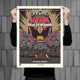 Phenom Gallery Vegas Golden Knights '18-19 Season Deluxe Framed Serigraph