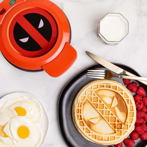 Uncanny Brands Marvel Deadpool Waffle Maker