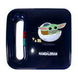 Uncanny Brands Star Wars Mandalorian Bounty Hunter & Baby Yoda Waffle Maker