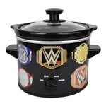 Uncanny Brands WWE Championship Belt 2 QT Slow Cooker- Removable Ceramic Insert Bowl