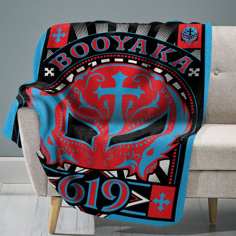 Sleep Squad WWE Rey Mysterio 60” x 80” Raschel Plush Blanket