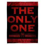 Sleep Squad WWE Roman Reigns 60” x 80” Raschel Plush Blanket - The Only One
