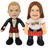 Bleacher Creatures WWE Rowdy Bundle: Roddy Piper and Ronda Rousey 10" Plush Figure