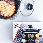 Uncanny Brands WWE Championship Belt 2 QT Slow Cooker- Removable Ceramic Insert Bowl