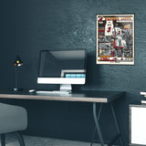 Phenom Gallery Miami Heat Dwyane Wade Legacy - Retired Number Limited Edition Deluxe Framed Serigraph