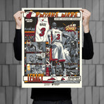 Phenom Gallery Miami Heat Dwyane Wade Legacy - Retired Number Limited Edition Deluxe Framed Serigraph
