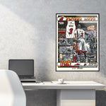 Phenom Gallery Miami Heat Dwyane Wade Legacy - Retired Number Limited Edition Deluxe Framed Serigraph