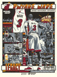 Phenom Gallery Miami Heat Dwyane Wade Legacy - Retired Number Serigraph (Printer Proof)