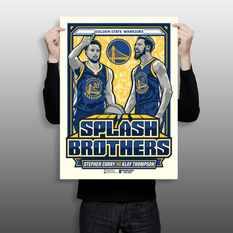 Phenom Gallery Golden State Warriors Splash Brothers Limited Edition Serigraph
