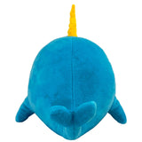 Bleacher Creatures Kuricha 6" Narwhal Sitting Plush - Soft Chibi Inspired Toy