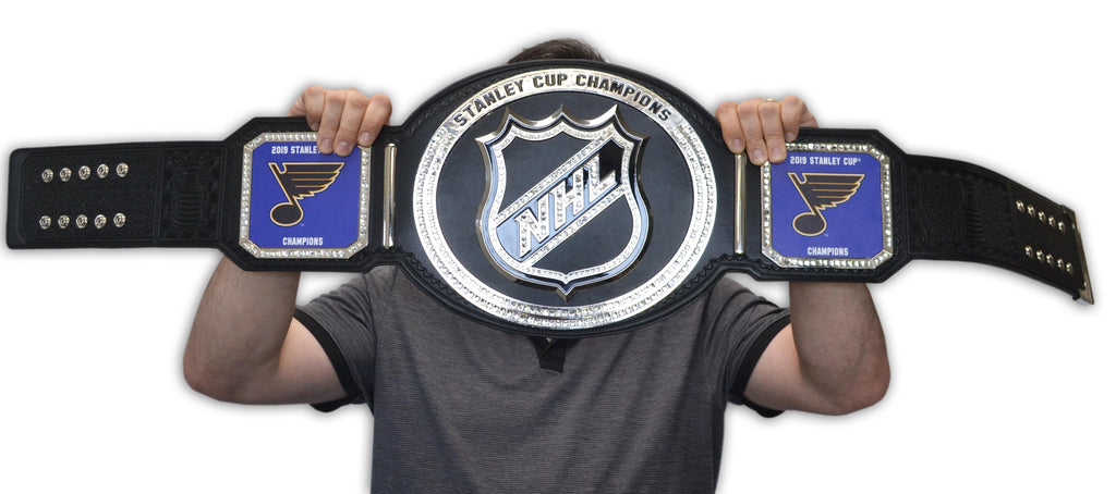 St. Louis Blues celebrate 2019 Stanley Cup with custom WWE Championship