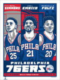 Phenom Gallery Philadelphia 76ers 2017-18 Season Serigraph (Printer Proof)